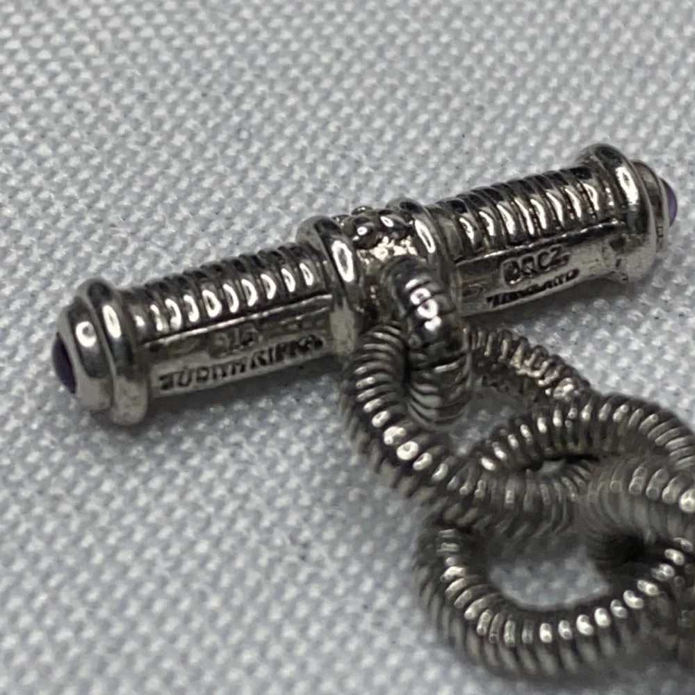 Judith Ripka .925 Braclet Maltese Cross 47g - Picture 6 of 6